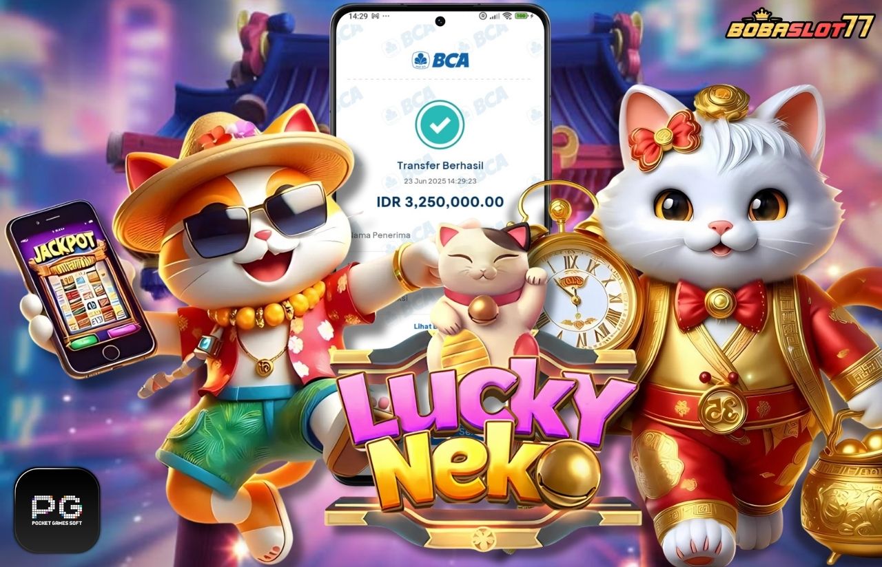 Selamat kepada id : 7***0 Wede Rp 3.250.000 di Game LUCKY NEKO 